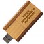 Деревянный USB флеш-накопитель - коричневый