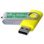 USB флешка Твистер - жовтий