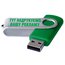 USB флешка Твистер - зелений