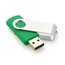 USB флешка Твистер - зелений