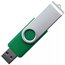 USB флешка Твистер - зелений