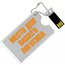 USB кредитная карта (металл) - серебро