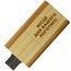 Деревянный USB флеш-накопитель - бежевый