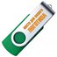 USB флешка Твистер - зеленый