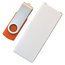 USB флешка Твистер - оранжевый