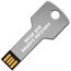 USB флеш-накопитель Ключ (silver) - серебро