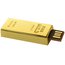 USB Золотий злиток міні - золотистий
